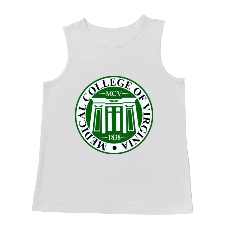 Medical College of Virginia (MCV) Historical Academic Seal from 1838 Male Tank Top