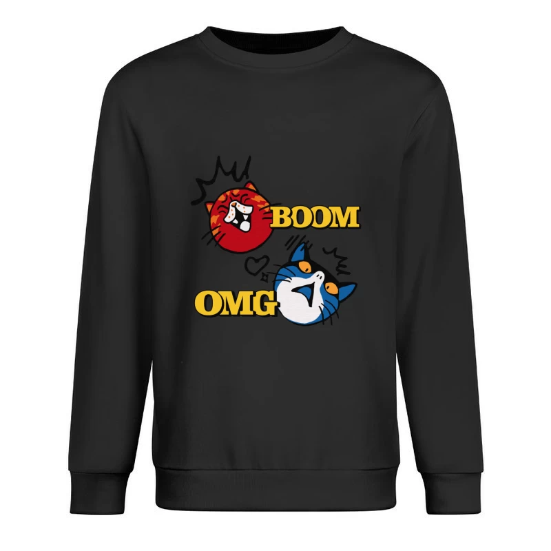 Katzen-Explosionen Überraschung Herren Pullover Sweatshirt