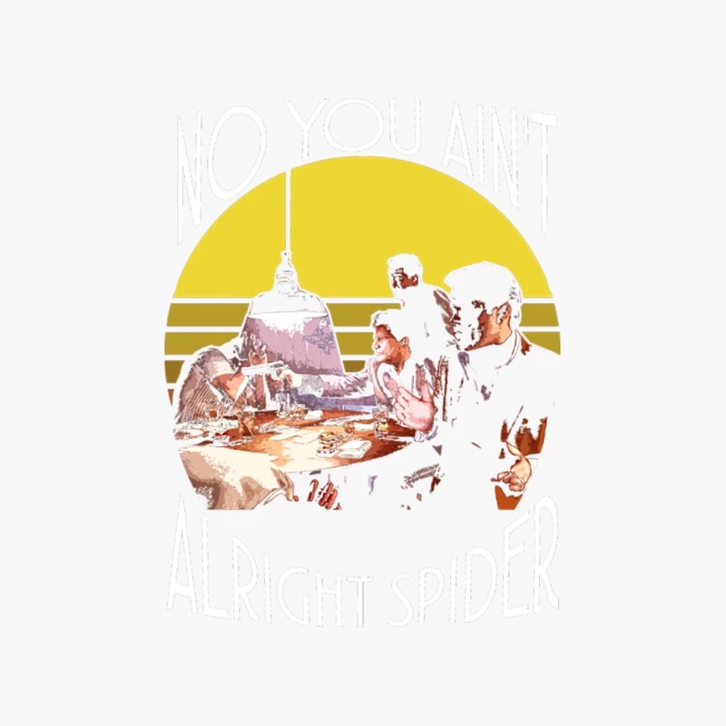 No you ain_t alright Spider Cotton Tote Bag