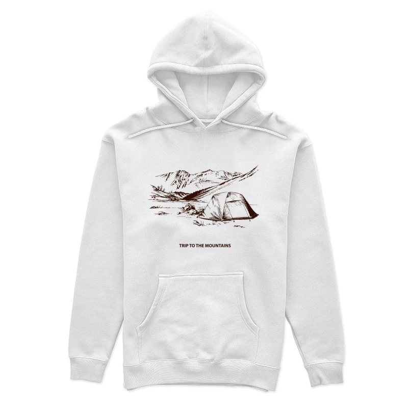 Camping in den Bergen Damen Pullover Hoodie