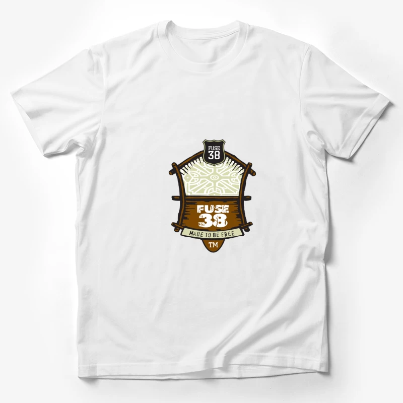 Logo Fuse 38: Design Rustique Libertaire Homme T-Shirt