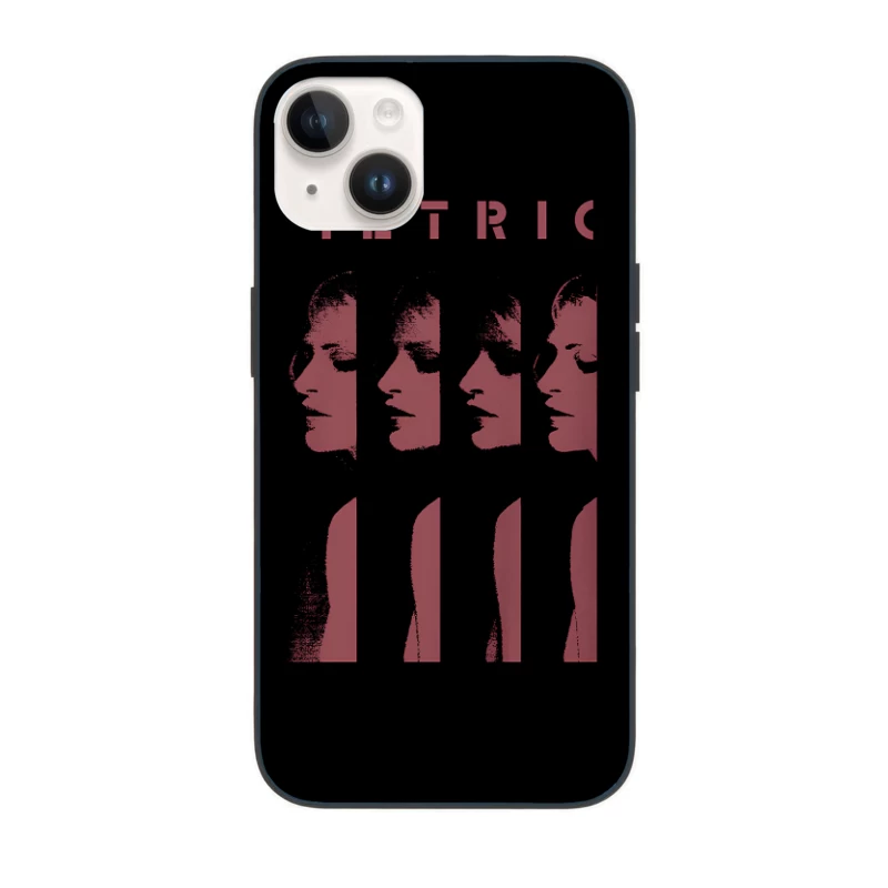 Metric Sliced Red iPhone Case