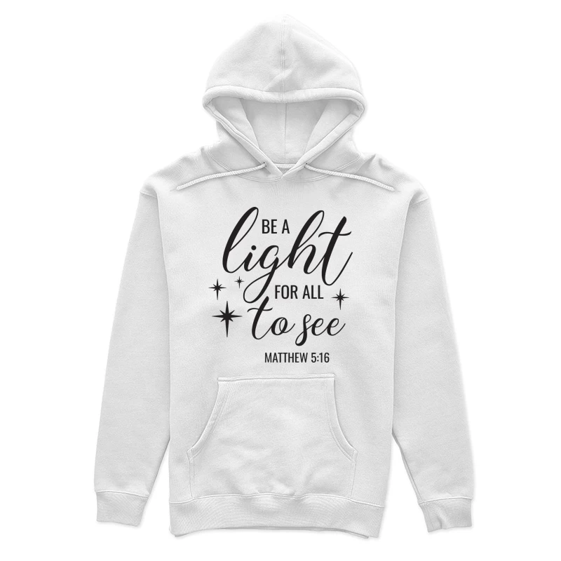 Citation inspirante de Matthew 5:16 Femme Sweat à capuche