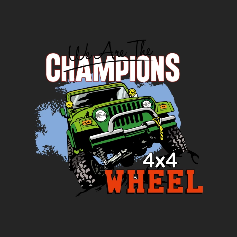 Geländeabenteuer mit 4x4 Fahrzeug Herren Pullover Sweatshirt