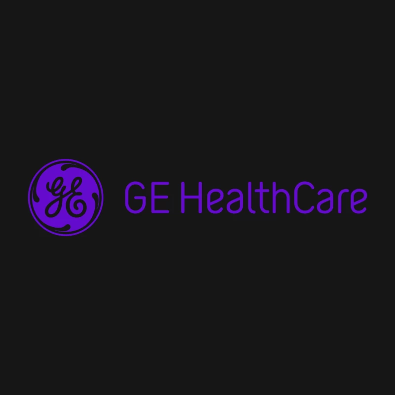 GE Healthcare Corporate Logo in Purple Mouse Pad