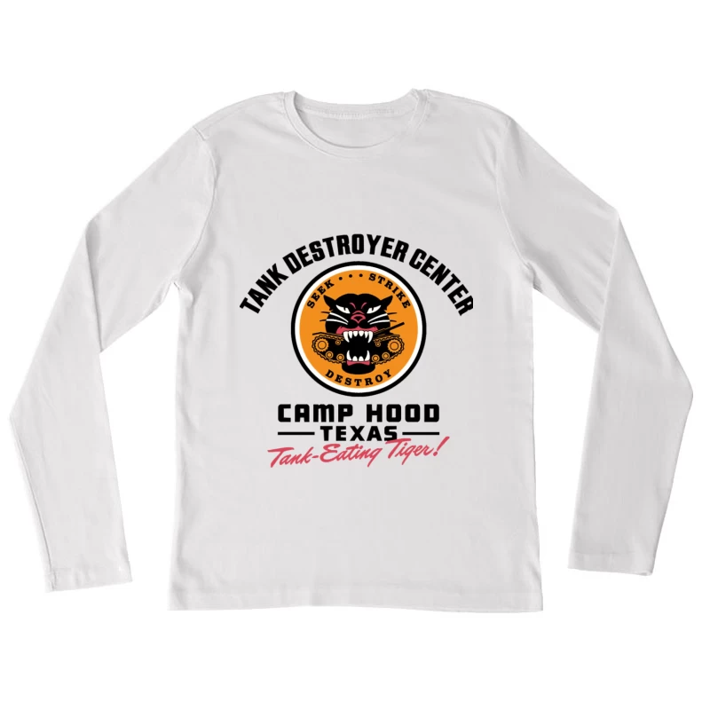 TANK DESTROYER CENTER Female Long Sleeve T-Shirt