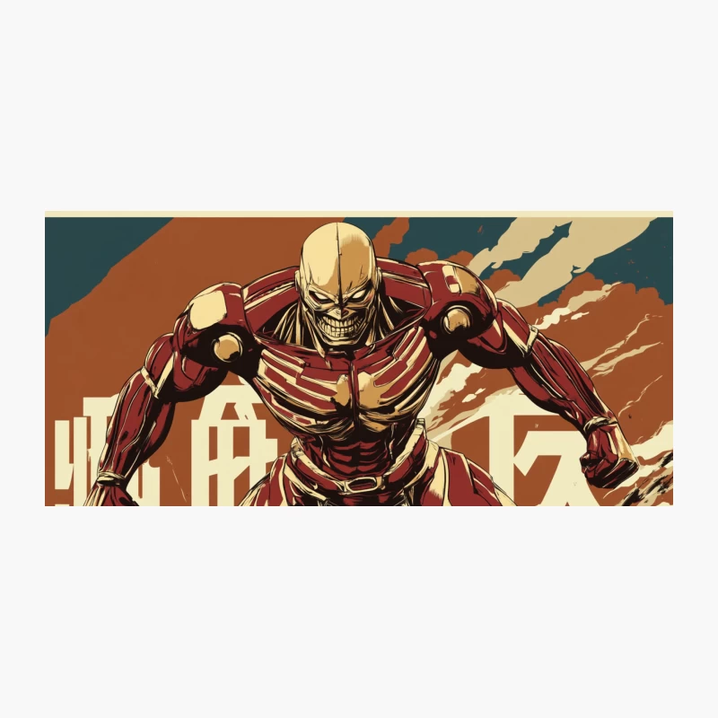 Colossal Titan Wreaks Havoc in Urban Landscape Coffee Mug