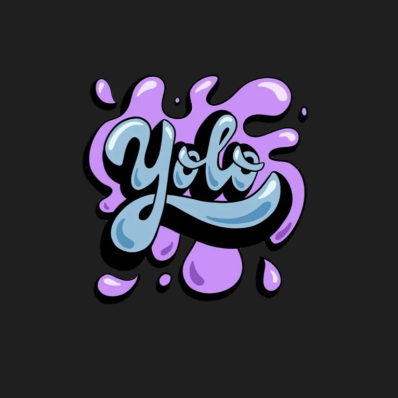 Stylisches Yolo-Graffiti-Design Herren Tanktops