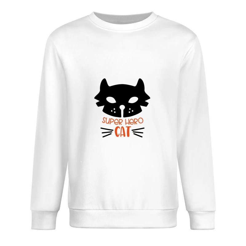 Chat super-héros stylisé Homme Sweat-shirt à enfiler