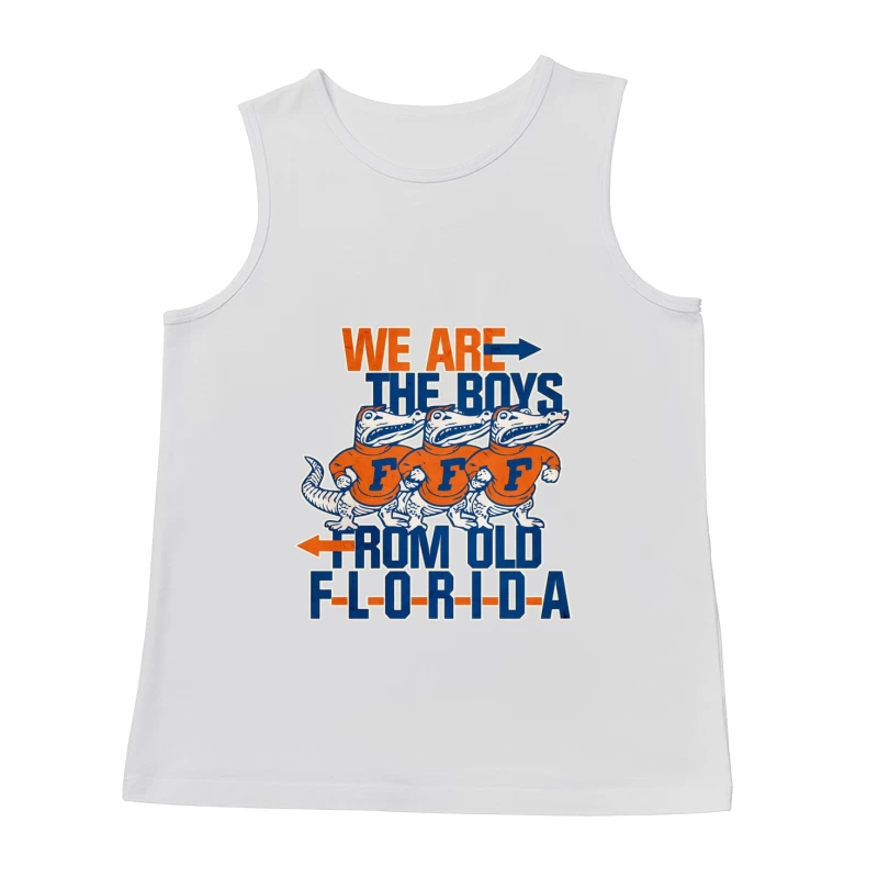 Vintage College Sports - Florida Gators "WE ARE THE BOYS" Male Tank Top