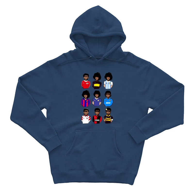 Retro Football Legends - THE MARADONAS Male Pullover Hoodie