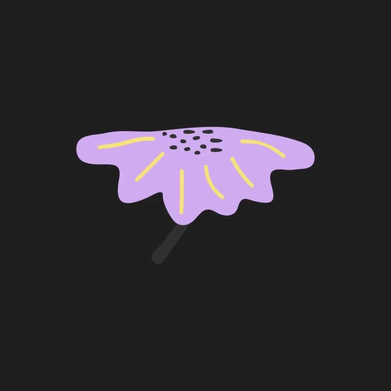 Fleur stylisée violette Homme Débardeur