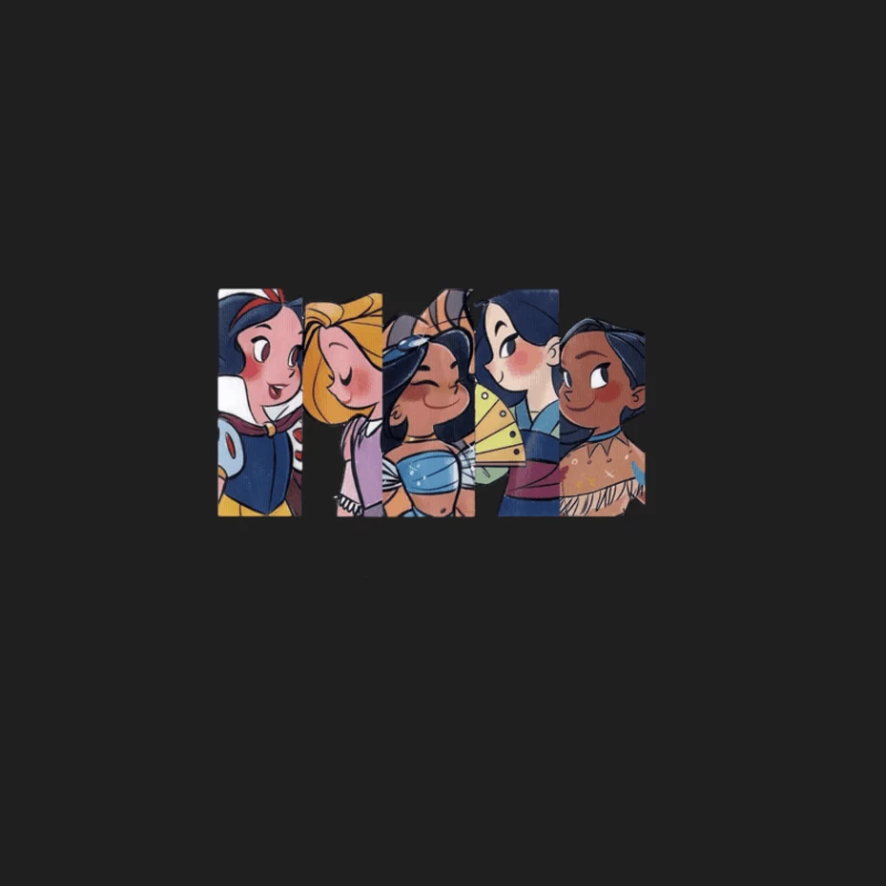 Illustration der Prinzessinnen-Treffen Herren Tanktops