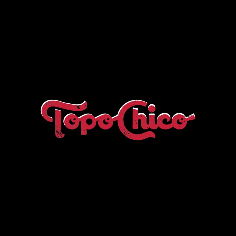 Vintage Topo Chico Red Logo Design Coffee Mug