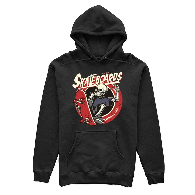 Skelett mit Skateboard-Design Damen Pullover Hoodie