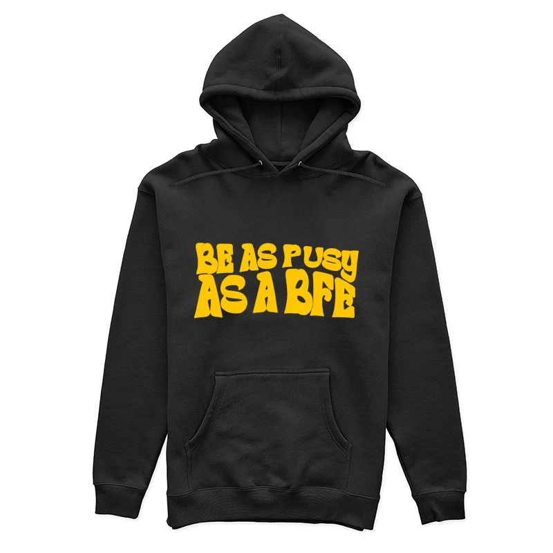 Motivationsspruch in fetten Buchstaben Damen Pullover Hoodie
