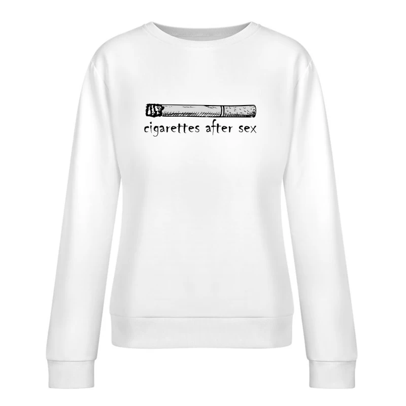 Cigarettes After Sex Logo Black Female Pullover Sweatshirt