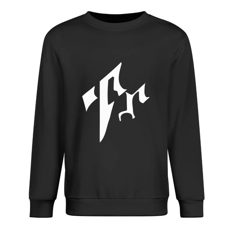 Stilistische gotische Initialen Herren Pullover Sweatshirt