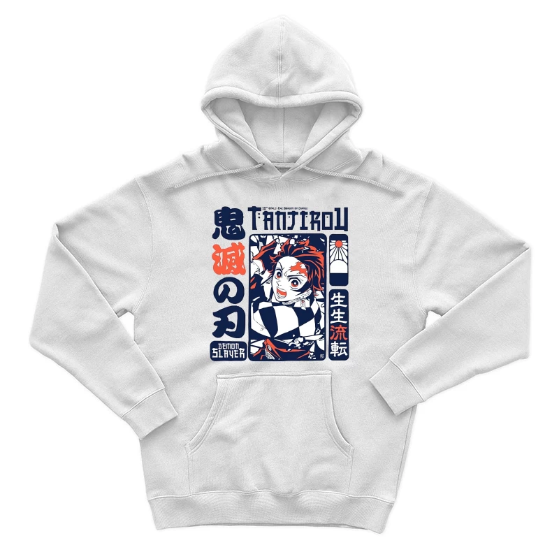 Demon Slayer Tanjiro Design Herren Pullover Hoodie