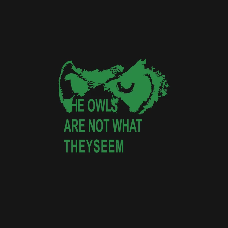TWIN PEAKS  OWLS Desk Mat