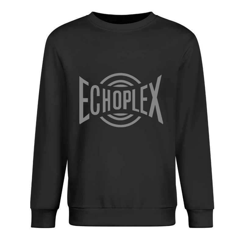 Echoplex Vintage Audio Brand Logo Design Male Pullover Sweatshirt