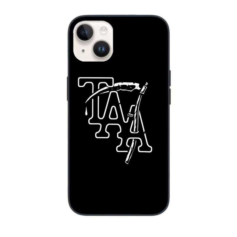 The Amity Affliction White Logo iPhone Case