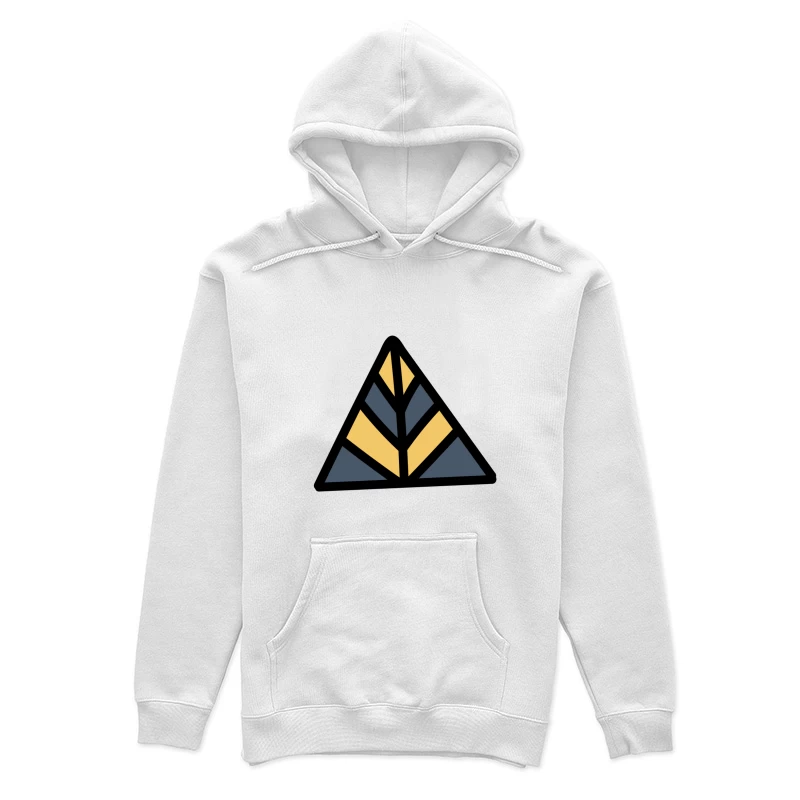 Motif géométrique triangulaire Femme Sweat à capuche