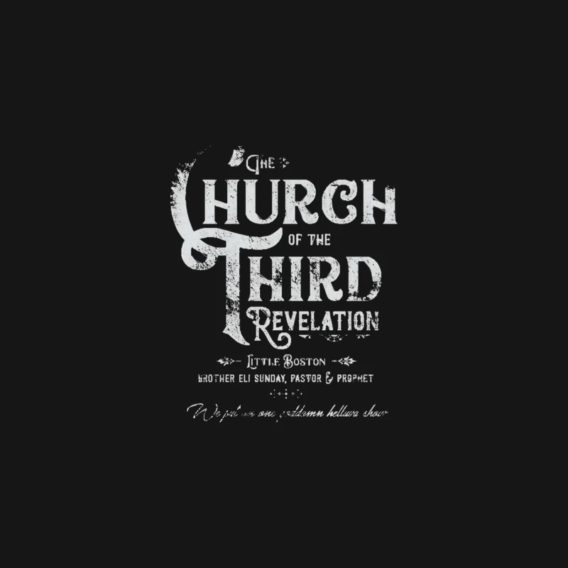 The Church of the Third Revelation, distressed Desk Mat