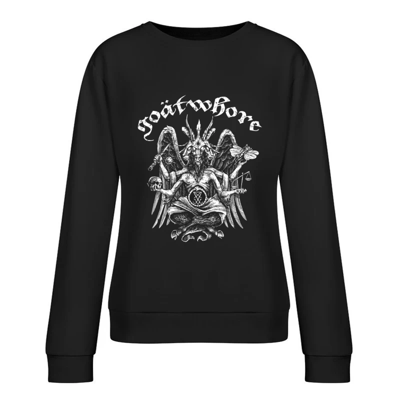 Goatwhore Satan Female Pullover Sweatshirt