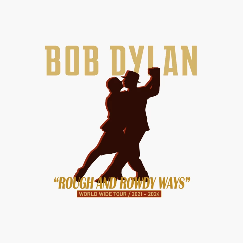 BOB DYLAN ROUGH AND ROWDY WAYS WORLD WIDE TOUR CONCERT 2021-2024 Cotton Tote Bag