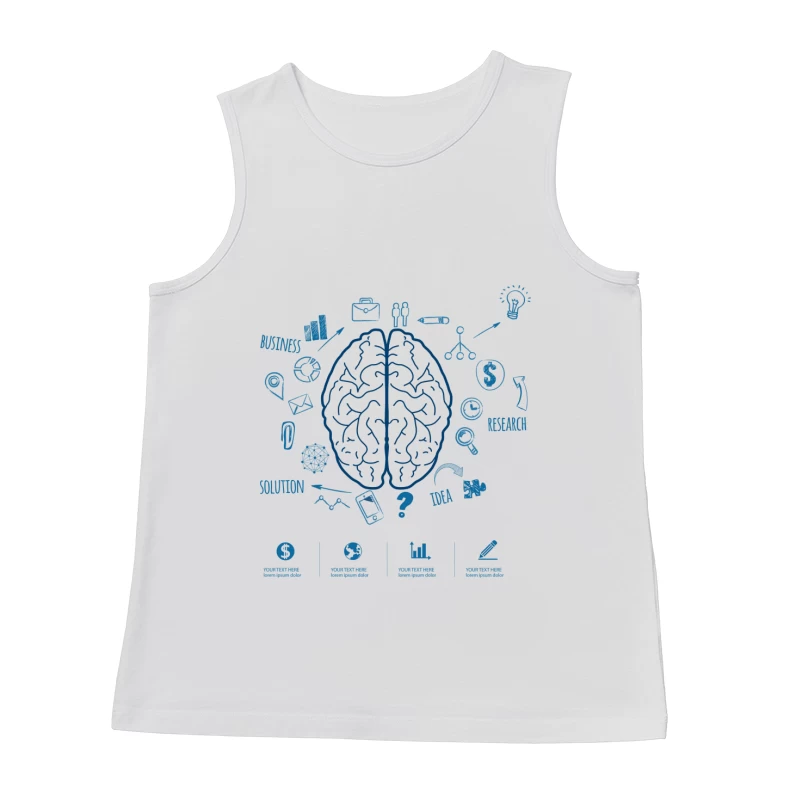 Geschäftsideen und Forschung Herren Tanktops