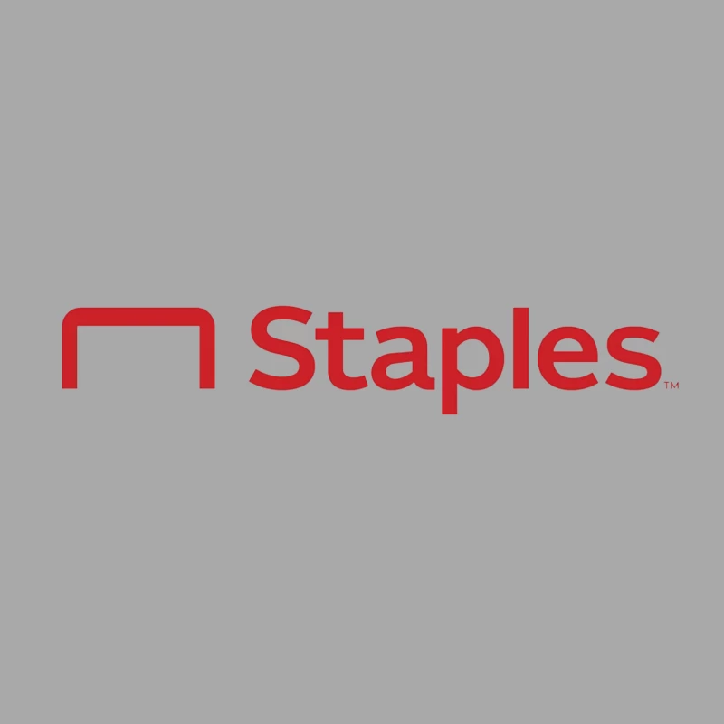 Staples Office Supply Retail Company Logo in Red Female Pullover Hoodie