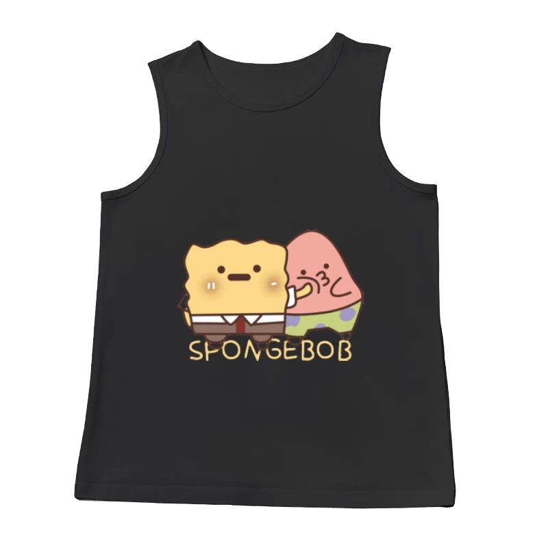 Kawaii SpongeBob und Patrick Illustration Herren Tanktops
