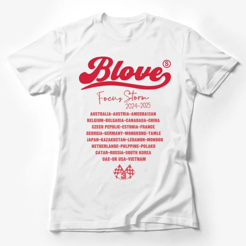 Blove Focus Storm Tour 2024-2025 Damen T-Shirt