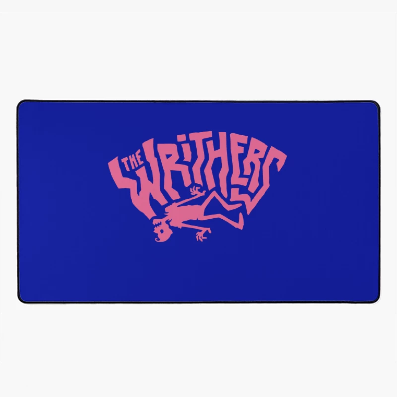 The Writhers Band Logo Design Desk Mat
