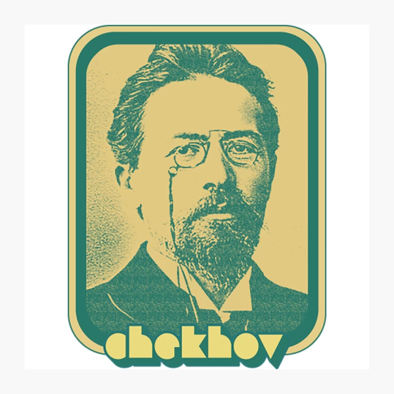 Chekhov  Retro Aesthetic Fan Art Design Pin