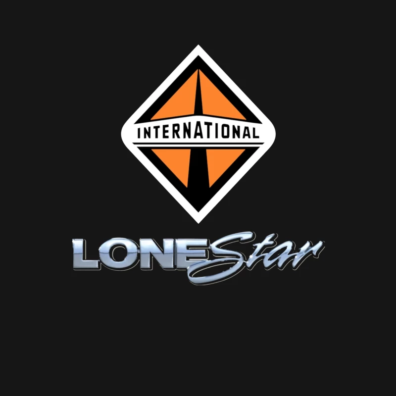 International Lonestar Truck Manufacturing Logo Design Male T-Shirt