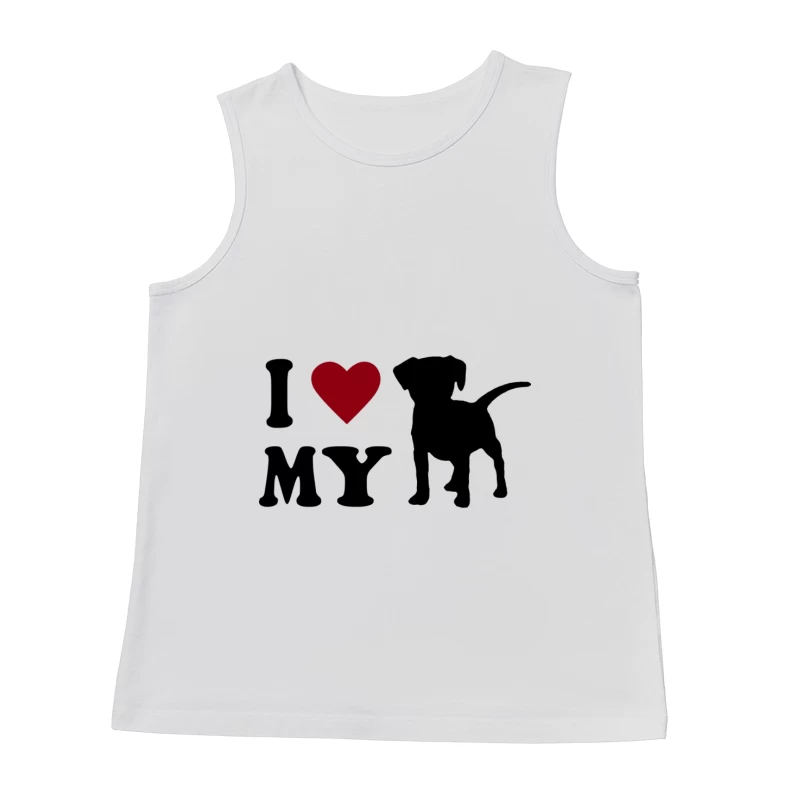 Ich liebe meinen Hund Herren Tanktops