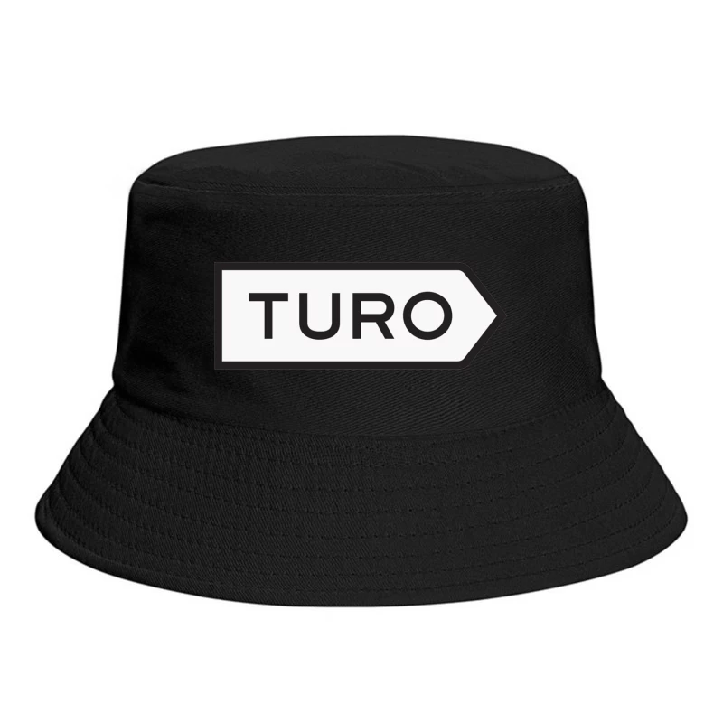 Turo Car-Sharing Service Minimalist Arrow Logo Bucket Hat