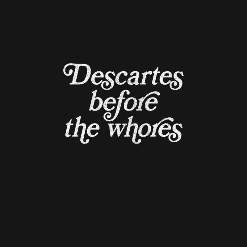 Descartes Before The Whores Desk Mat