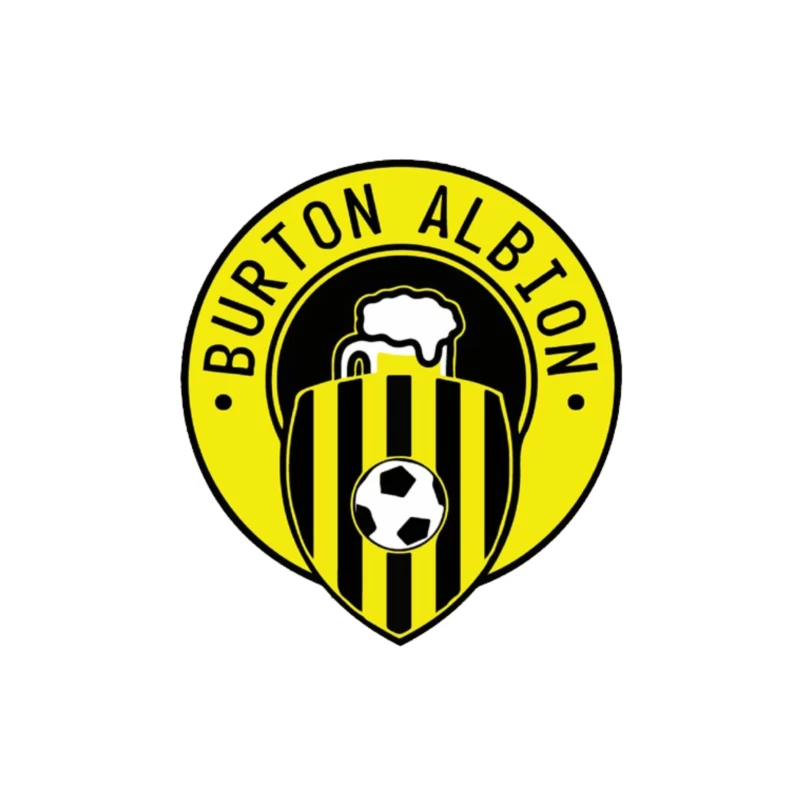 Burton Albion Throw Pillow