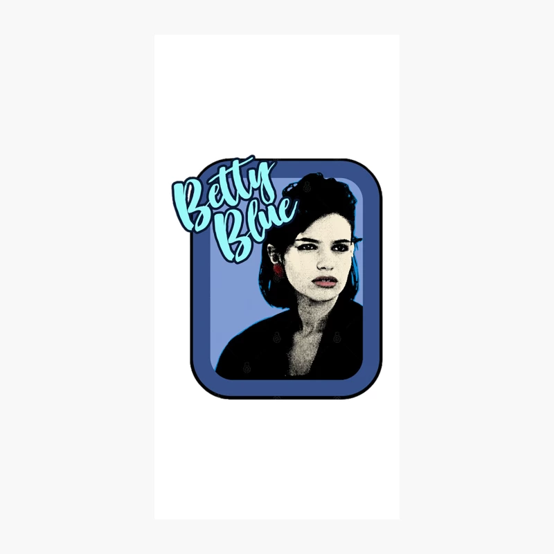 Beatrice Dalle Betty Blue Retro Tribute iPhone Case