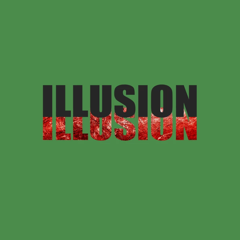 Artistic Representation of Illusion Male T-Shirt