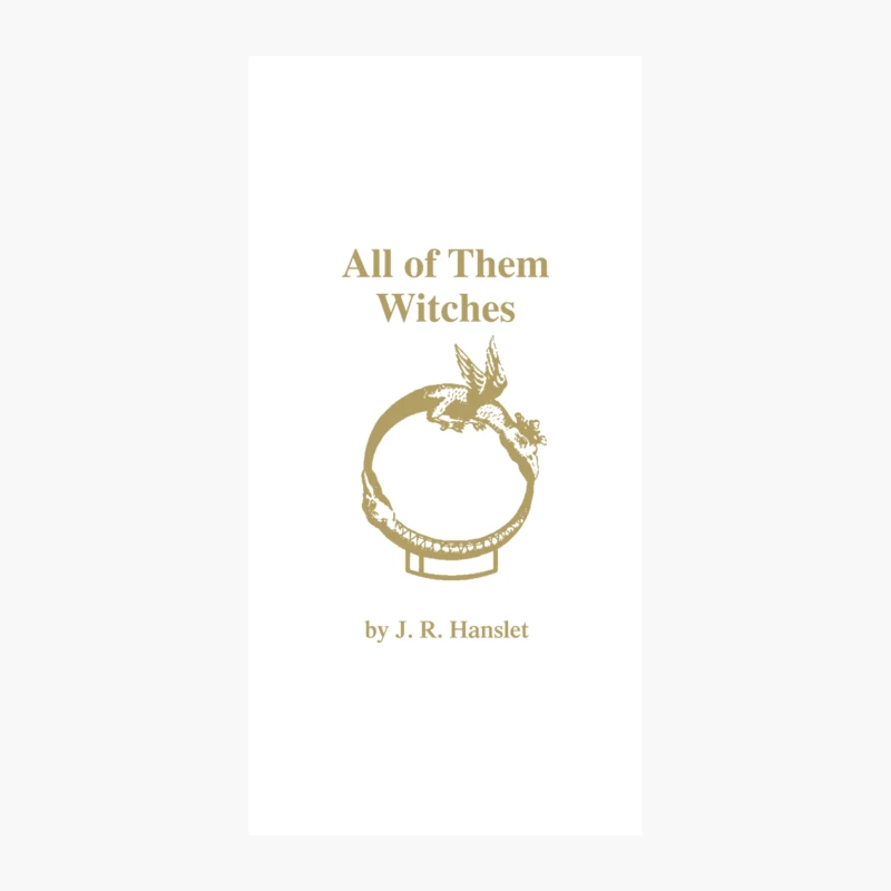 Mysterious Golden Witch Book Cover iPhone Case