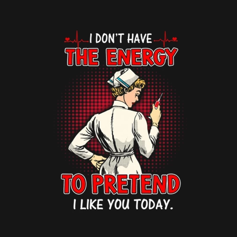 Humour de l'infirmière avec seringue Femme T-Shirt
