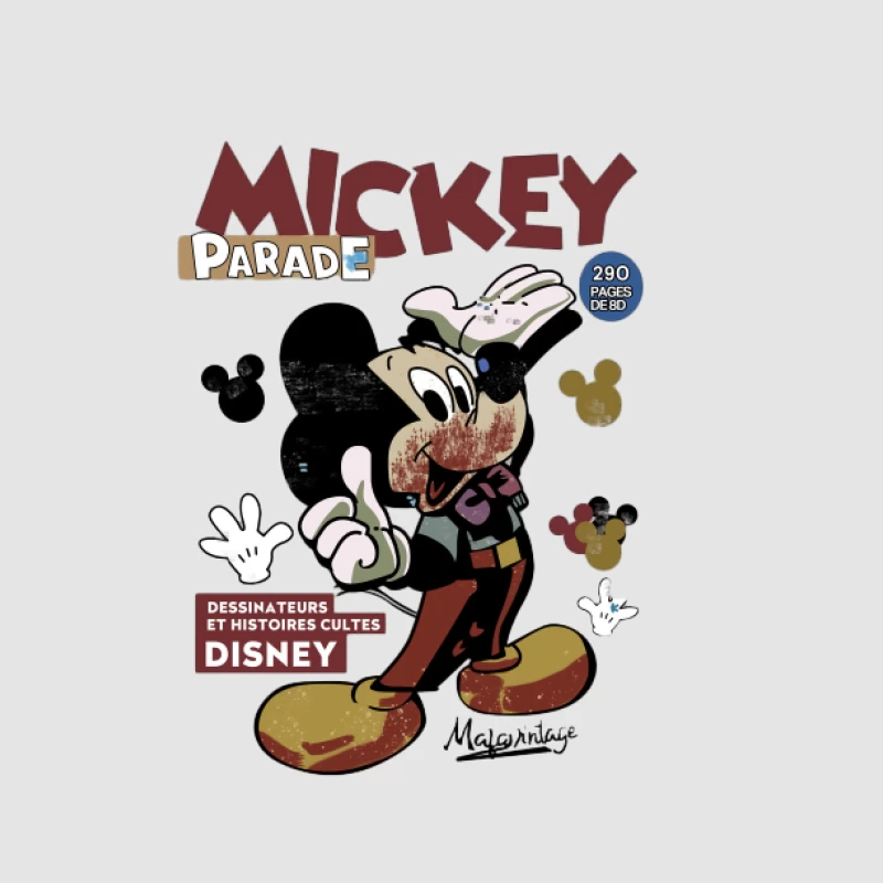 Bande Dessinée de Mickey Mouse Homme Sweat à capuche