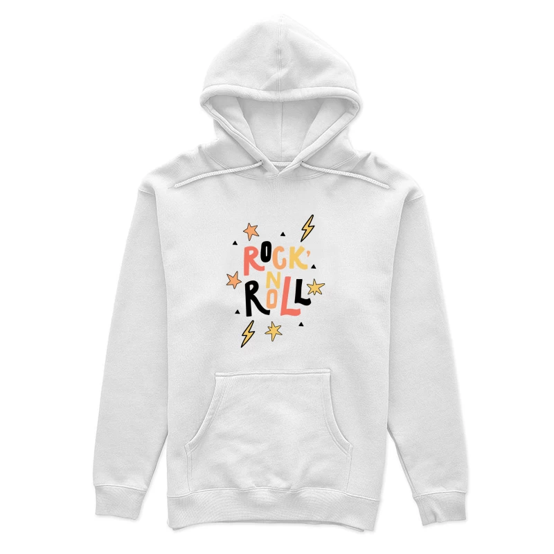 Design Rock 'n' Roll coloré Femme Sweat à capuche
