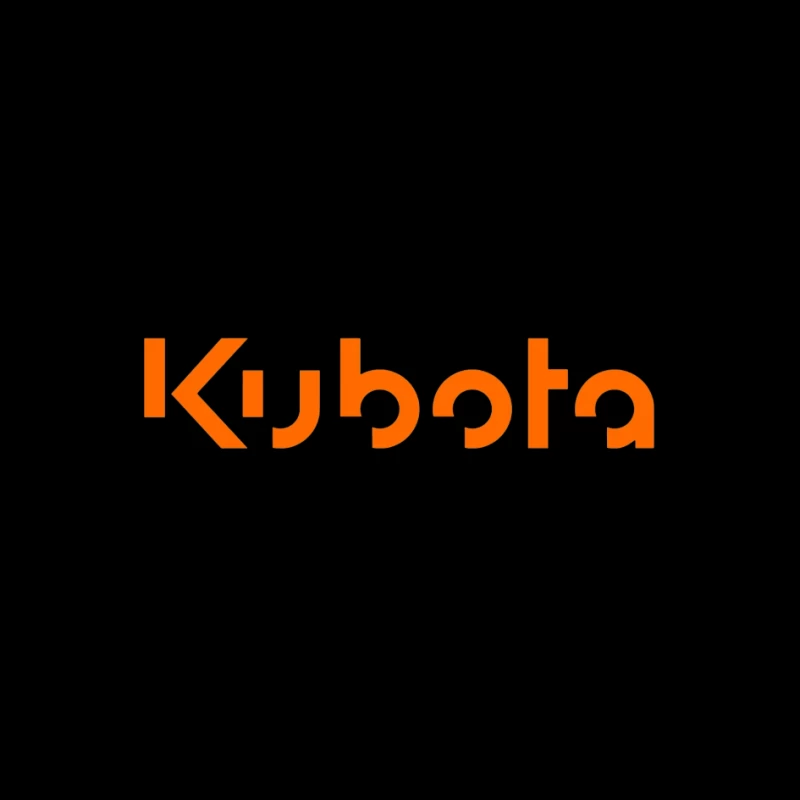 Kubota Corporation Orange Logo Design Pin