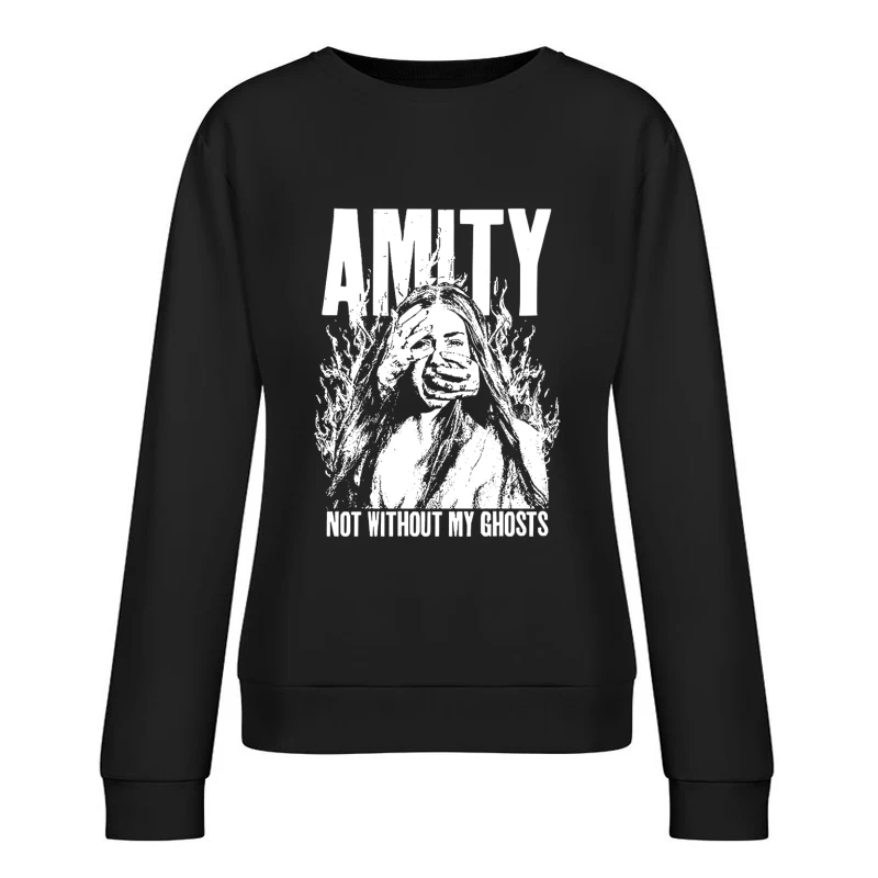 The Amity Affliction Not Without My Ghosts Female Pullover Sweatshirt