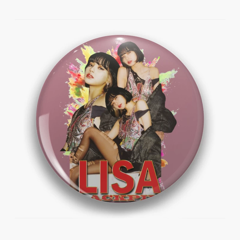 LISA from BLACKPINK: K-pop Fashion and Performance Pin